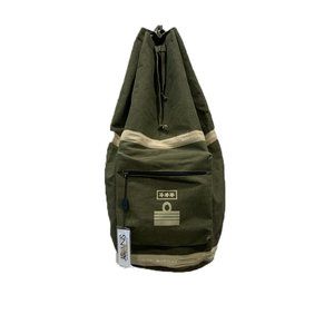 J&ANS Dolce & Gabbana Army Green Duffel Bag Drawstring Travel Bag Oversized Rare